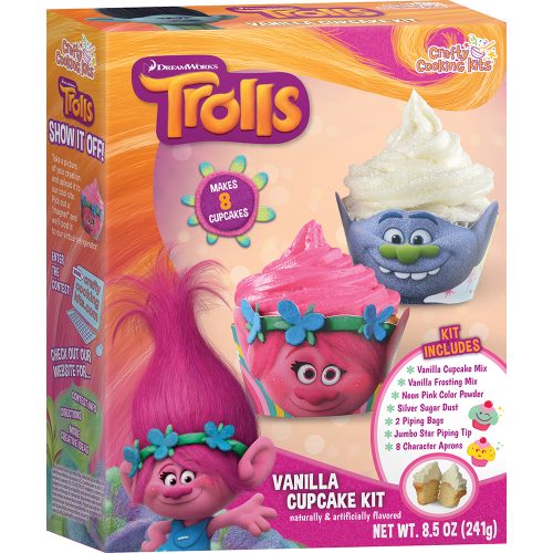 Trolls Vanilla Cupcake Kit | Crafty Cooking Kits