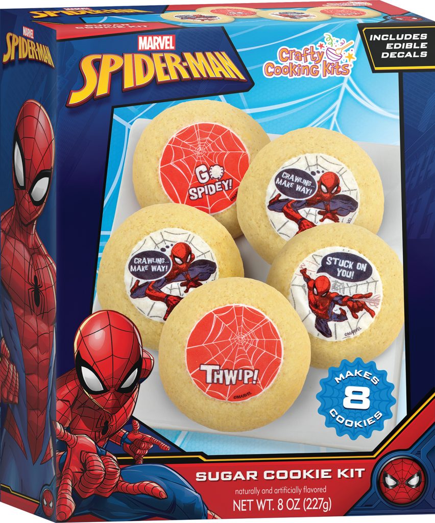 Marvel’s SpiderMan Decal Sugar Cookie Kit Crafty Cooking Kits